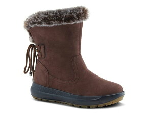 �t���N�T�X ���f�B�[�X �V���[�Y �u�[�c�E���C���u�[�c Flexus Aldaz Waterproof Bootie Brown �u���E��