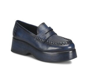 R[NC[Y fB[X V[Y Xb|E[t@[ vbgtH[ [t@[ Kork-Ease Pixie Platform Penny Loafer Navy lCr[