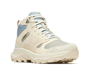 ������ ���f�B�[�X �V���[�Y �u�[�c�E���C���u�[�c Merrell Tempo Sol Waterproof Hiking Boot - Women's Cream/Blue �N���[��