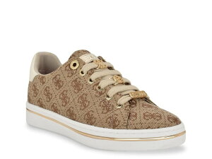 QX fB[X V[Y Xj[J[ Guess Stasey Sneaker Dark Brown uE