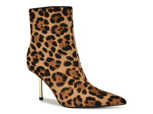 iCEFXg fB[X V[Y u[cECu[c Light Brown/Black Leopard Print Nine West Narend Bootie