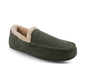 fBA[X^bOX Y V[Y T_ Deer Stags Spun Moc Slipper Dark Green O[