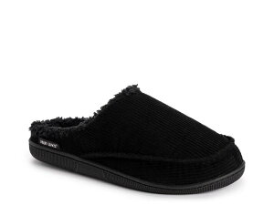 NNX Y V[Y T_ R[fC MUK LUKS Corduroy Clog Slipper - Men's Black ubN