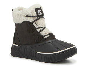 �\���� ���f�B�[�X �V���[�Y �u�[�c�E���C���u�[�c SOREL Out N About IV Chill Sherpa Waterproof Snow Boot - Women's Black �u���b�N