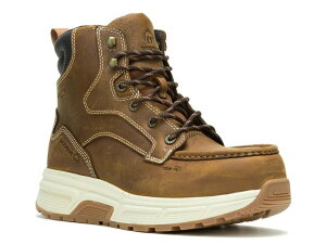 �E�����@���� �����Y �V���[�Y �u�[�c�E���C���u�[�c T�V���c �u�[�c Wolverine Ride Performance Wedge Waterproof CarbonMax Steel Toe Work Boot - Men's Cashew
