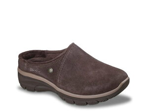 �X�P�b�`���[�Y ���f�B�[�X �V���[�Y �T���_�� �����b�N�X�t�B�b�g Skechers Relaxed Fit Easy Going Lovely Latte Clog Chocolate Suede �`���R���[�g