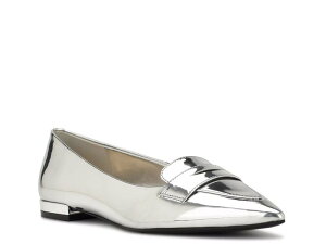 iCEFXg fB[X V[Y Xb|E[t@[ Nine West Lallin Slip-On Silver Metallic Vo[