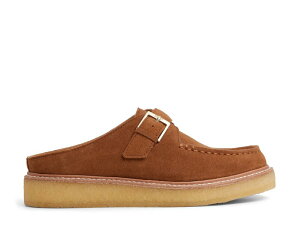 Xy[ fB[X V[Y IbNXtH[h Tan Nubuck Leather Sperry Captain's Oxford Crepe Mule