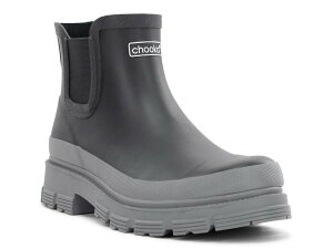 �`���[�J ���f�B�[�X �V���[�Y �u�[�c�E���C���u�[�c �`�F���V�[ �u�[�c Chooka Low Chelsea Rain Bootie Black �u���b�N