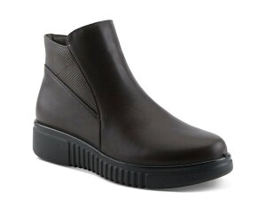 �t���N�T�X ���f�B�[�X �V���[�Y �u�[�c�E���C���u�[�c Flexus Baglama Bootie Dark Brown �u���E��