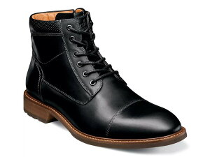 t[VC Y V[Y u[cECu[c Black Florsheim Chalet Cap Toe Boot