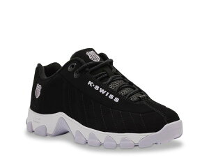 �P�[�X�C�X ���f�B�[�X �V���[�Y �X�j�[�J�[ K-Swiss ST329 CMF Sneaker - Women's Black/White �z���C�g