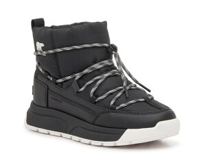 �\���� ���f�B�[�X �V���[�Y �u�[�c�E���C���u�[�c SOREL Whitney III Waterproof Bootie Black �u���b�N