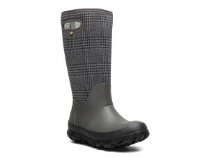 {OX fB[X V[Y u[cECu[c Bogs Whiteout Plaid Boot Cement Grey/Multicolor O[