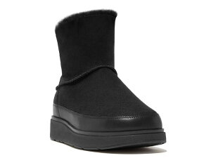 tBbgtbv fB[X V[Y u[cECu[c Black FitFlop Gen-FF Mini Double-Faced Bootie