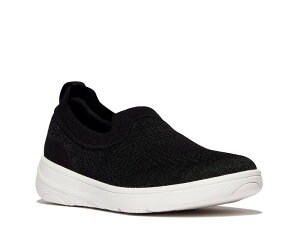 tBbgtbv fB[X V[Y Xb|E[t@[ Xj[J[ FitFlop Super-Q Slip-On Sneaker Black ubN