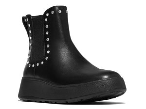 tBbgtbv fB[X V[Y u[cECu[c Black FitFlop F-Mode Chelsea Boot