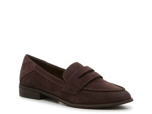 ���b�L�[�u�����h ���f�B�[�X �V���[�Y �X���b�|���E���[�t�@�[ Lucky Brand Eryka Loafer Dark Brown Suede �u���E��
