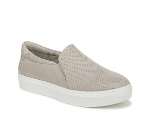 hN^[EV[ fB[X V[Y Xb|E[t@[ vbgtH[ Xj[J[ Dr. Scholl's Madison Cloud Platform Slip-On Sneaker Grey Fabric O[