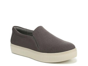 hN^[EV[ fB[X V[Y Xb|E[t@[ vbgtH[ Xj[J[ Dr. Scholl's Madison Cloud Platform Slip-On Sneaker Greystone Fabric