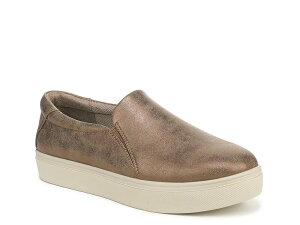 hN^[EV[ fB[X V[Y Xb|E[t@[ vbgtH[ Xj[J[ Dr. Scholl's Madison Cloud Platform Slip-On Sneaker Bronze Synthetic
