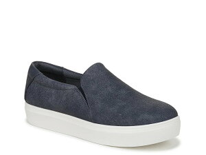hN^[EV[ fB[X V[Y Xb|E[t@[ vbgtH[ Xj[J[ Dr. Scholl's Madison Cloud Platform Slip-On Sneaker Navy Fabric lCr[