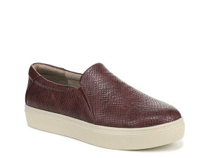 hN^[EV[ fB[X V[Y Xb|E[t@[ vbgtH[ Xj[J[ Dr. Scholl's Madison Cloud Platform Slip-On Sneaker Burgundy Snake Print Synthetic o[KfB