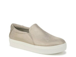 hN^[EV[ fB[X V[Y Xb|E[t@[ vbgtH[ Xj[J[ Dr. Scholl's Madison Cloud Platform Slip-On Sneaker Gold Synthetic S[h