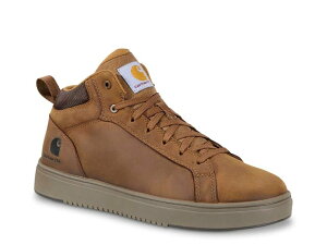 �J�[�n�[�g �����Y �V���[�Y �X�j�[�J�[ Carhartt Detroit Mid-Top Slip-Resistant Work Sneaker - Men's Cognac