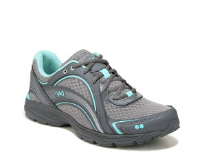 ���C�J ���f�B�[�X �V���[�Y �X�j�[�J�[ Ryka Sky Walking Shoe - Women's Grey/Light Blue Leather �O���[