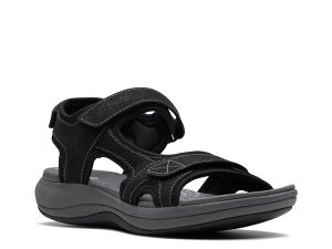 N[NX fB[X V[Y T_ Clarks Cloudsteppers Mira Bay Sandal Black ubN