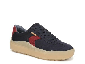 hN^[EV[ fB[X V[Y Xj[J[ vbgtH[ Dr. Scholl's Time Off Win Platform Sneaker Navy/Red lCr[