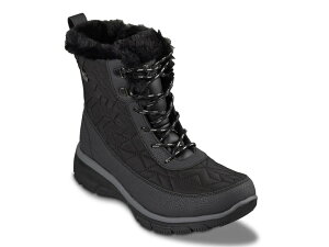 �X�P�b�`���[�Y ���f�B�[�X �V���[�Y �u�[�c�E���C���u�[�c �����b�N�X�t�B�b�g Skechers Relaxed Fit Easy Going Frostine Waterproof Snow Boot - Women's Black �u���b�N