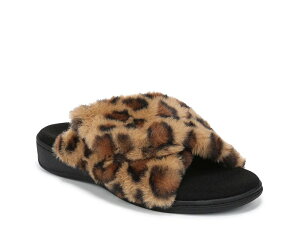 oCIjbN fB[X V[Y T_ Vionic Relax II Sandalight Brown/Black Leopard Print ubN