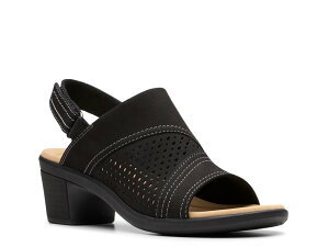 N[NX fB[X V[Y T_ Clarks Emily Mist Sandal Black ubN