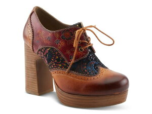 eBXe fB[X V[Y pvX vbgtH[ L'Artiste Tothemax Platform Pump Camel/Multicolor L