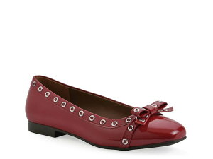 �z���C�g�}�E���e�� ���f�B�[�X �V���[�Y �p���v�X White Mountain Bodhi Flat Red ���b�h