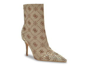 �Q�X ���f�B�[�X �V���[�Y �u�[�c�E���C���u�[�c Guess Gomoray Bootie Medium Brown �u���E��