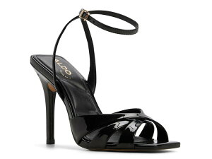 �A���h ���f�B�[�X �V���[�Y �T���_�� Aldo Meteora Sandal Black Synthetic �u���b�N