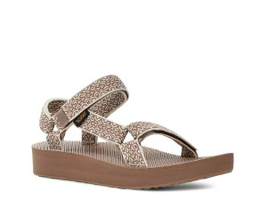 �e�o ���f�B�[�X �V���[�Y �T���_�� �v���b�g�t�H�[�� Teva Midform Universal Platform Sandal Off White �I�t�z���C�g