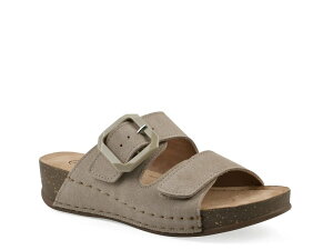 �z���C�g�}�E���e�� ���f�B�[�X �V���[�Y �T���_�� White Mountain Fearful Wedge Sandalwood Suede