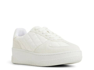 �A���h ���f�B�[�X �V���[�Y �X�j�[�J�[ �v���b�g�t�H�[�� Aldo Deevale Platform Sneaker White �z���C�g