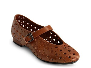 �x���i���h ���f�B�[�X �V���[�Y �p���v�X Bernardo Borden Mary Jane Flat Mahogany Leather