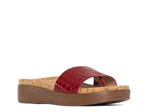 �h�i���h�v���l�[�� ���f�B�[�X �V���[�Y �T���_�� Donald Pliner Fiji Sandal Red Croc Print ���b�h