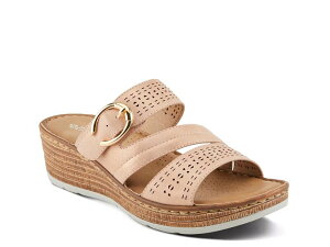 �p�g���V�A ���f�B�[�X �V���[�Y �T���_�� Patrizia Sharonda Wedge Sandalight Pink Metallic �s���N