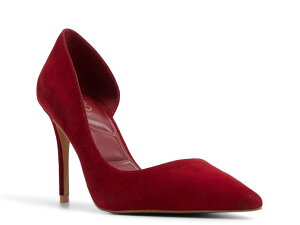 �A���h ���f�B�[�X �V���[�Y �p���v�X Aldo Chelsey Pump Wine Red Suede ���b�h
