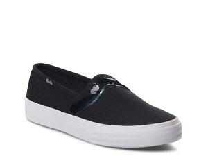 PbY fB[X V[Y Xb|E[t@[ Xj[J[ Keds Double Decker Wave Paillette Slip-On Sneaker - Women's Black ubN