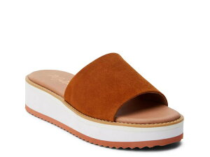 �}�`�X ���f�B�[�X �V���[�Y �T���_�� �v���b�g�t�H�[�� Matisse Jackie Platform Sandal Fawn Brown Suede �u���E��
