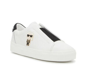 J[ K[tFh fB[X V[Y Xb|E[t@[ Xj[J[ Karlagerfeld Paris Ceci Slip-On Sneaker - Women's White zCg