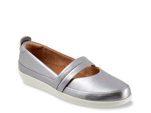 \tgEH[N fB[X V[Y Xb|E[t@[ Softwalk Devon Mary Jane Slip-On Pewter Metallic s[^[